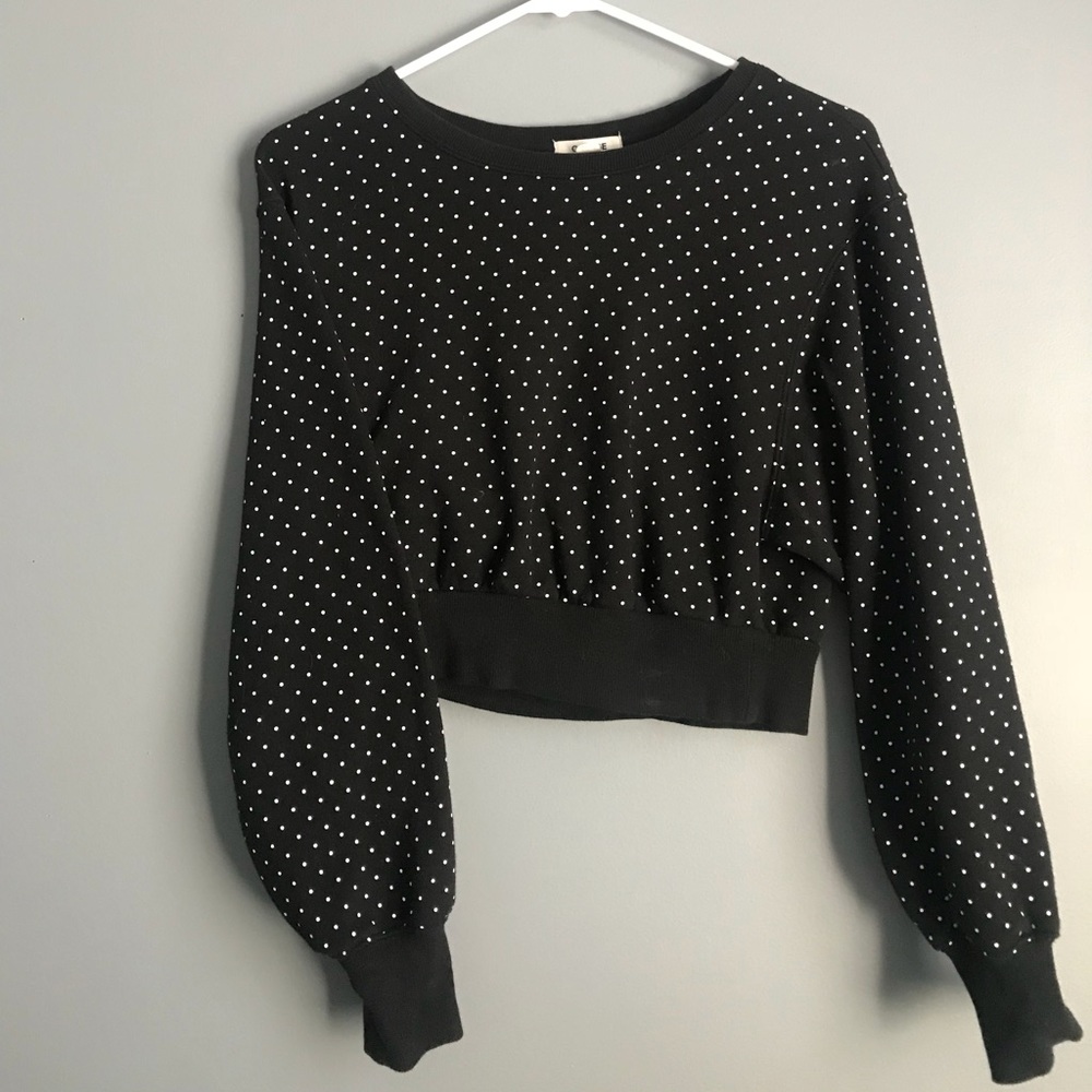 COPY - Garage Polka Dotted Sweat Shirt